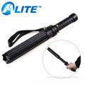 Metal Long Spiked Mace Flashlight Baseball Bat Flashlight LED 3W Wholesale Police Flashlight